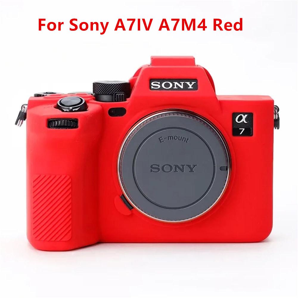 Soft Silicone Armor Camera Body Case For Sony A7R5 A7R4 A7M4 A7R3 A7R2 A7S2 A72 ZVE10 ZV1F ZV1F M2 Protective Rubber Cover