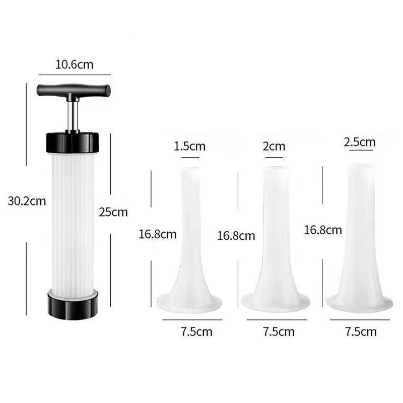Manual Sausage Stuffing Machine Homemade Sausage Stuffer Sausage Stuffer Gadgets CDN белый