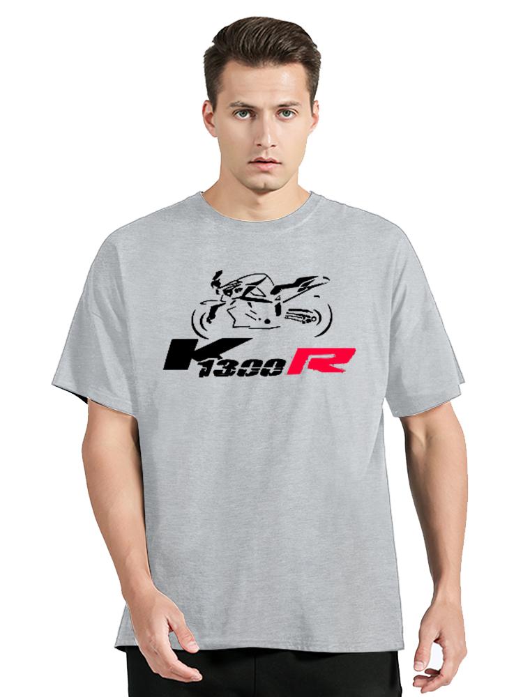 Deutschland Motorrad K1300r T-Shirts K 1300 R Shirt Unisex Tops Baumwolle Fitness Übergroßes T-Shirt Streetwear Grafik T-Shirt