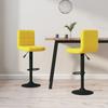 Day and Night - Day and Night Kitchen Stools 2 Units Mustard Yellow Velvet