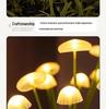 Solar Mushroom Jellyfish Light: Outdoor Decorative Light with Steady and Flashing Colors