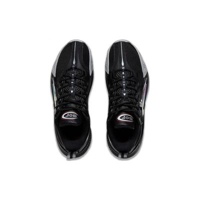 Li Ning Son Of Flash Bequeme Abriebfeste Atmungsaktive Low-Top Basketballschuhe Herren Schwarz ABPT019-7