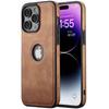 Custodia per telefono in pelle ultra sottile per iPhone 14 13 12 11 Pro Max XS XR X SE 7 8 Plus antiurto paraurti morbido cover posteriore aziendale