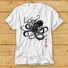 Octopus Japanese Calligraphy T Shirt Gyotaku Traditional Japan Anime Unisexga 2223