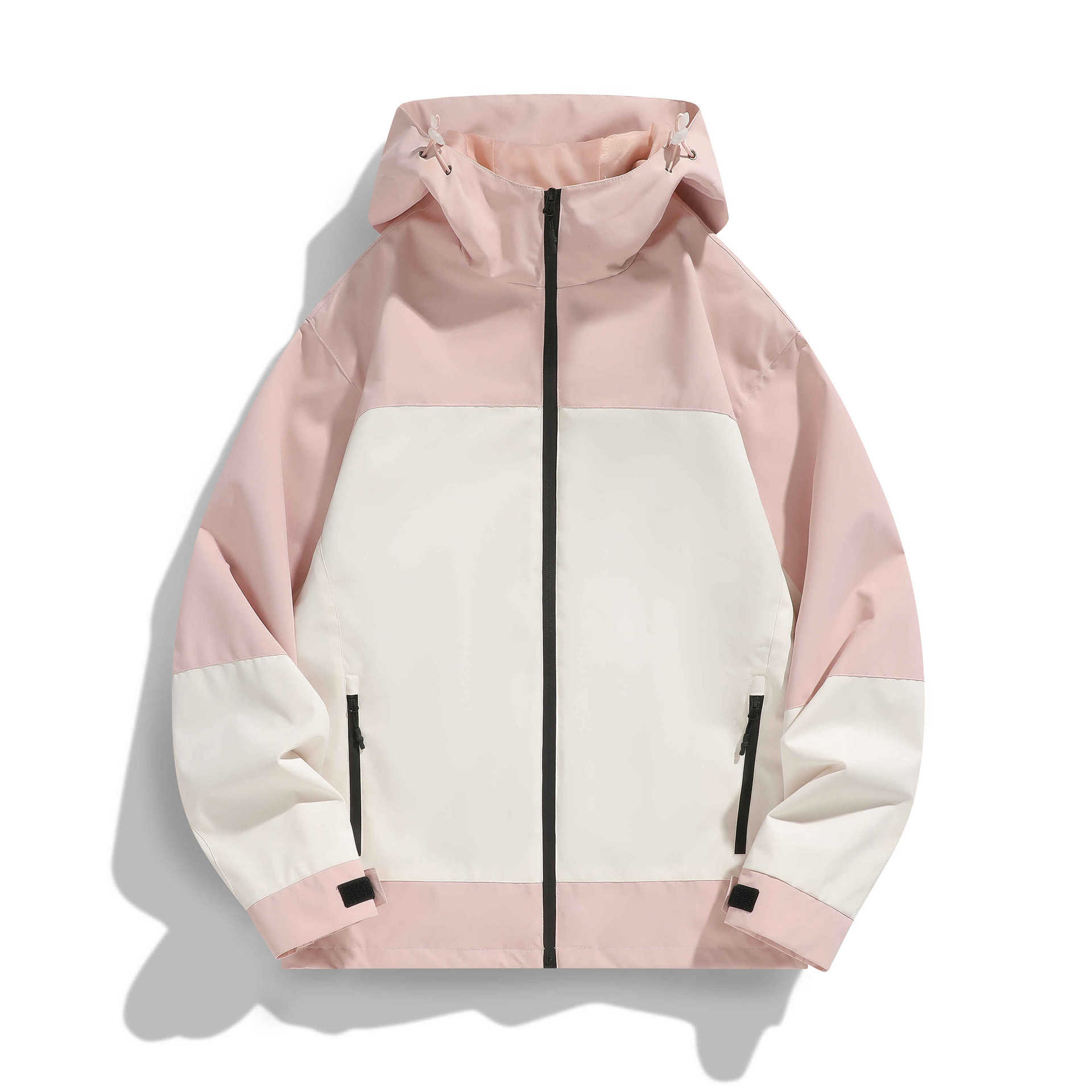 

Minimalist Rushing Jacket Men and Women Spring and Autumn Trend of Windproof and Waterproof Hooded Loose Couples Paragraph Jacket Jacket Men L