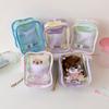Clear Doll Storage Bag For Collectible Toy With Multiple Compartments and Sturdy Plastic Materials