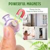 8Pcs/Set Modern Mini Glass Vase Magnets Creative Refrigerator Magnets Vase  Living Room