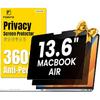 F FORITO 2-Pack 360° Laptop Privacy Screen Compatible with 2024-2021 MacBook Pro 14 Inch (M1, M2, M3, M4, Pro, Max), Eye Protection and Anti Peeping