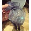 Women High End Headdress Shiny Crystals Bowknot Headbands Solid Ladies Elegant Mesh Hairbands Knot Teen Girls Bow Hair Band