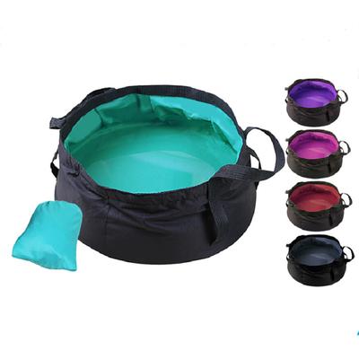 Outdoor Folding Basin With Sturdy Handle 8.5l Ultra-light Portable Survival Water Bag For Camping