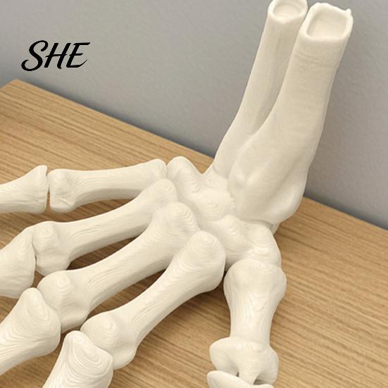 Manos de Esqueleto Decorativas para Eventos Manos de Halloween, Modelo de Huesos de Mano Impresos en 3D, Centros de Mesa Únicos Realistas Garra de Hueso Espeluznante Atrezzo