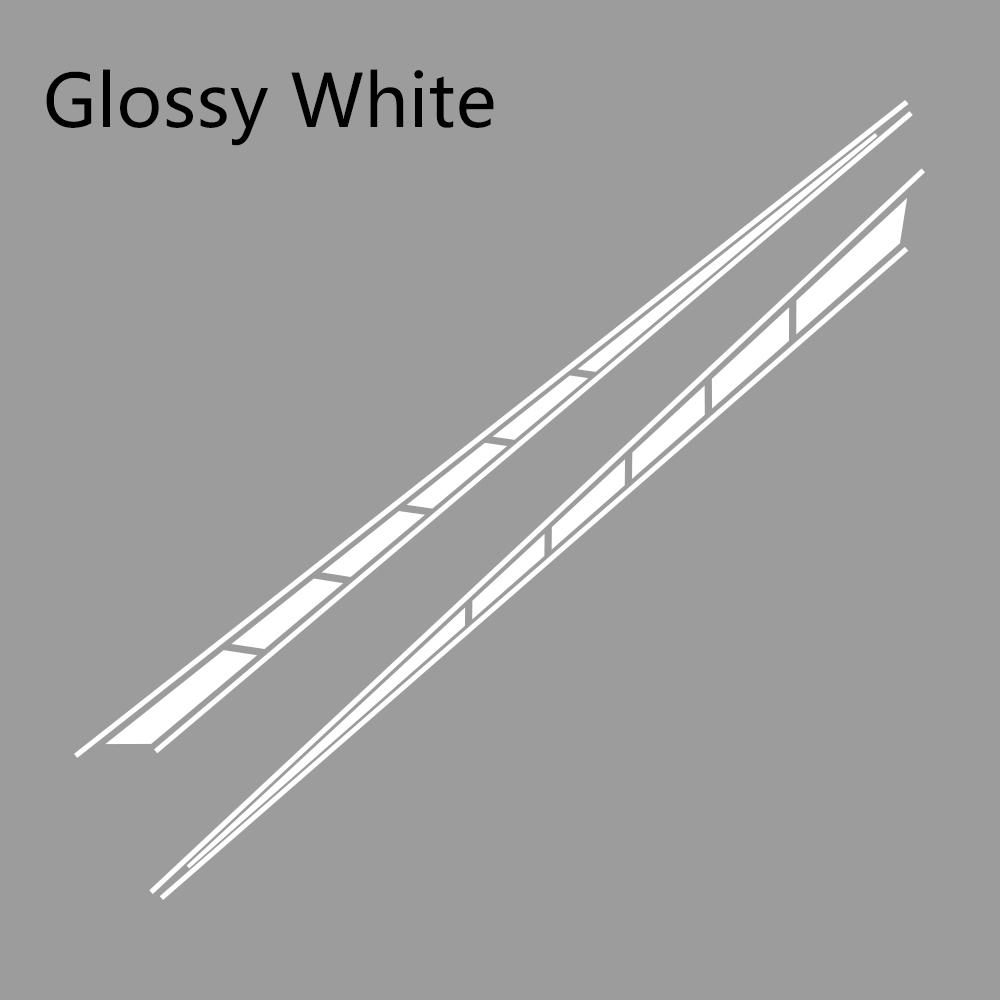 2pcs/lot 300x14cm Both Sides Stickers Tuning Style Side Strip Bumper Car Wrap Vinyl Film Automobiles Products Car Accessories