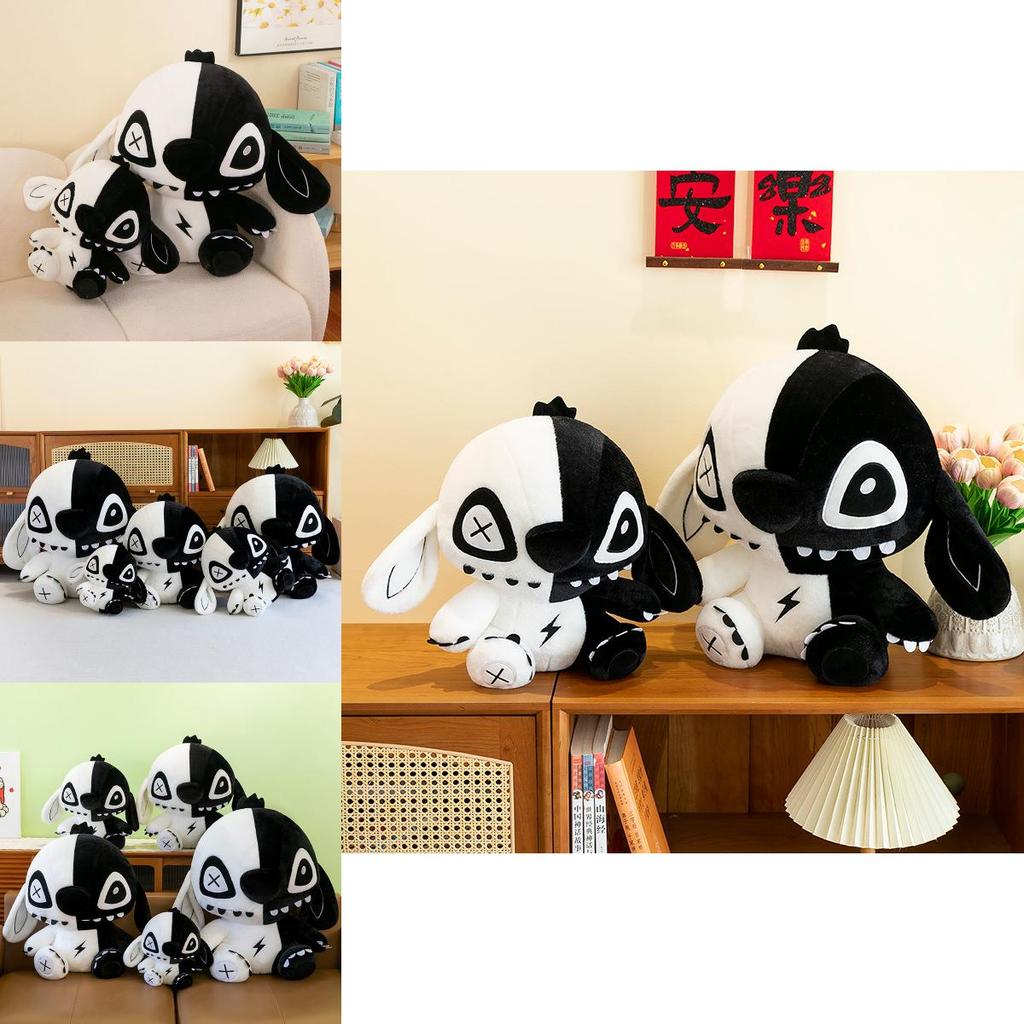Adorable Dark Ghost Plush Pillow Toy Perfect For Children As A Trendy Gift