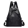 Autumn and Winter Fashion New Breast Bag Women's Backpack Vertical Splicing Women's Bag Casual Soft Leather Student Backpack