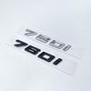 Chrom Schwarz 730i 740i 745i 750i 760i ABS Emblem für BMW 7er Reihe F03 F04 G112 Auto Heck Kofferraum Logo Aufkleber Zubehör tx2