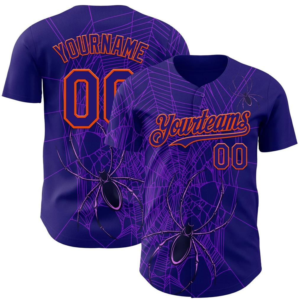 Custom Baseball for Men Women Halloween Sports Top