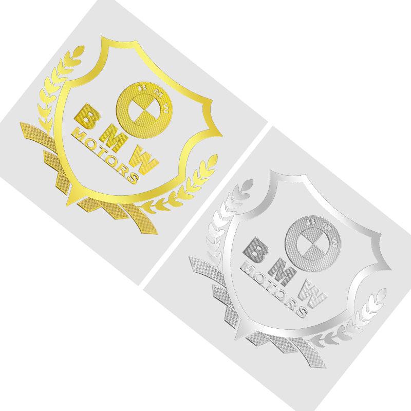 1Pcs Car Body 3D Stickers Wheat Ears Styling Emblem Auto Decoration For BMW E34 E46 E39 E38 E90 E60 E36 F30 F30 F10 E92 E38 E91