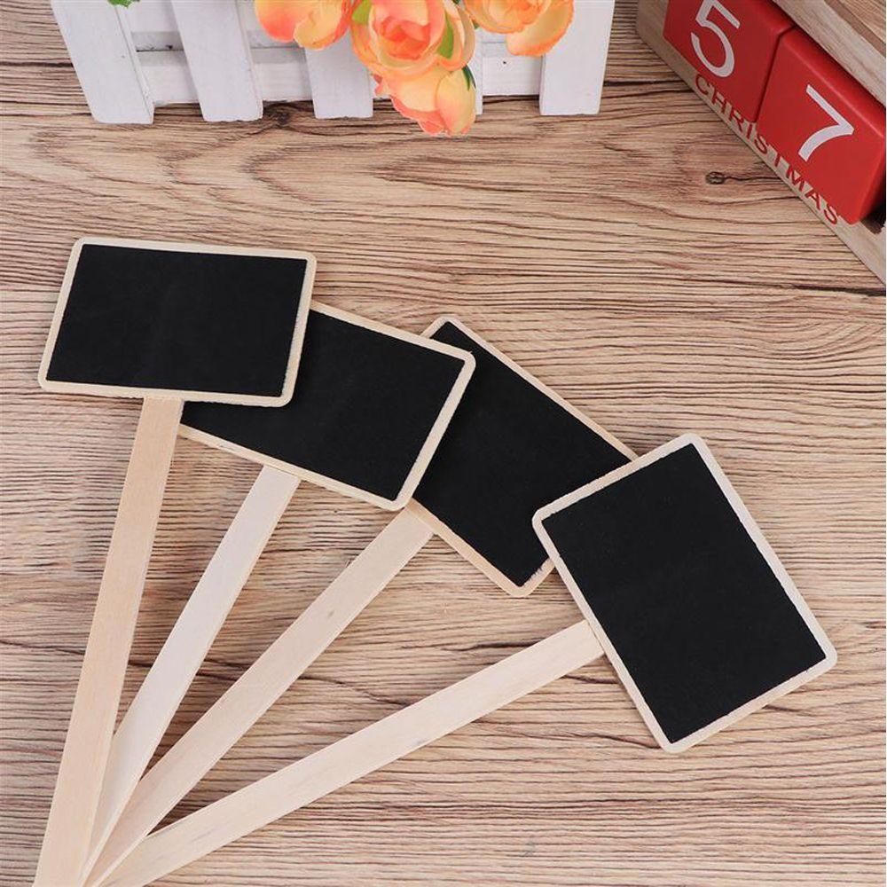 Minihaus Dekorationen Gewächshaus Gartengeräte Holztafel Klassifizierungsmarker Pflanzenetiketten