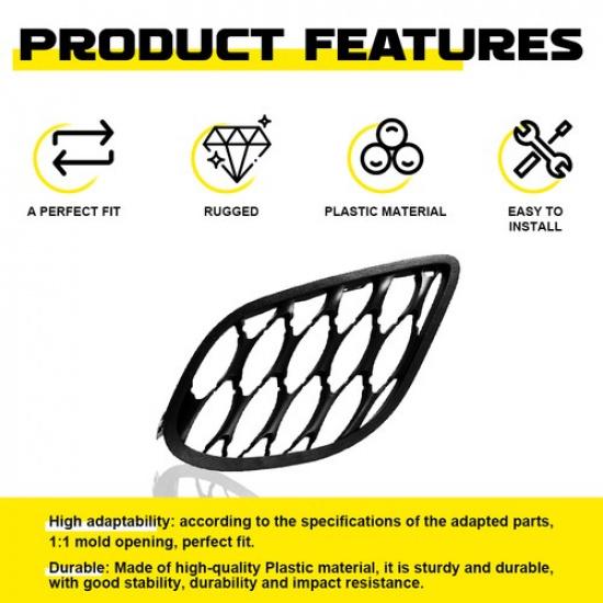 For Dodge Charger - Scat Pack 392 Widebody 2Pcs Fog Light Covers Grille