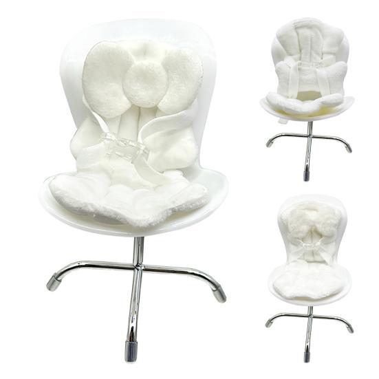 Doll Chair with Safety Strap Desktop Display Seat for 17cm