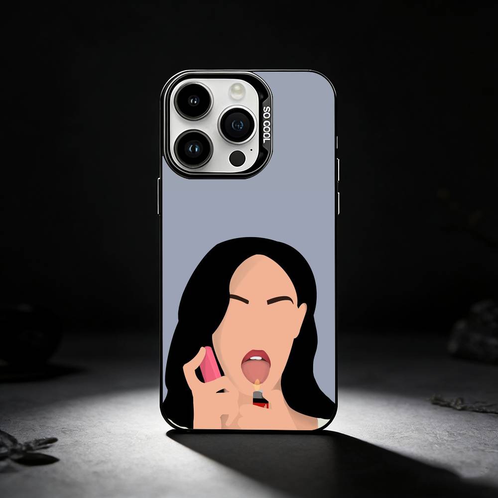 J- Jennifers Body-ES Fox Phone Case For iPhone 17,16,15,14,13,12,11 Plus,Pro Max,XS,Colored silver phone case