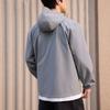 Adidas Fleece Lined Warm Windproof Hooded Durable Jacket Men Jacket KW0691