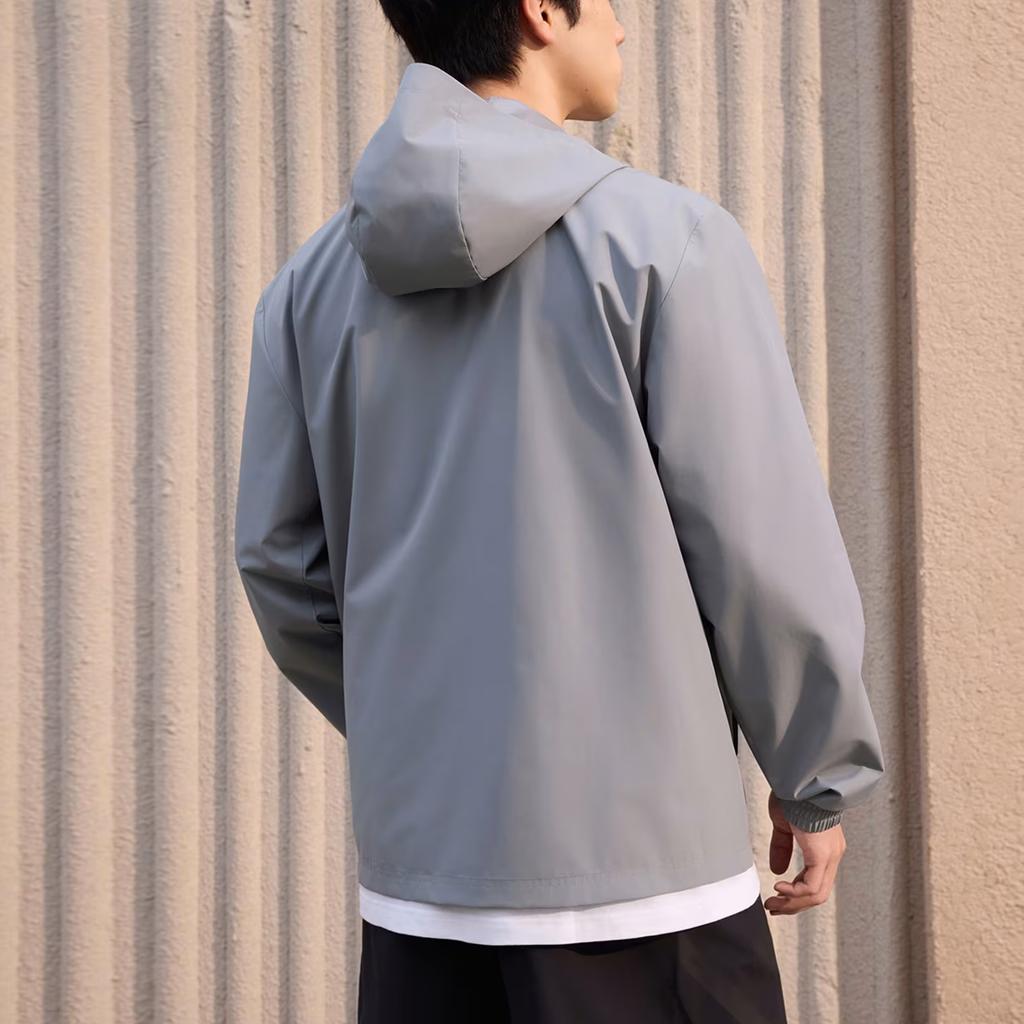 Adidas Fleece Lined Warm Windproof Hooded Durable Jacket Men Jacket KW0691