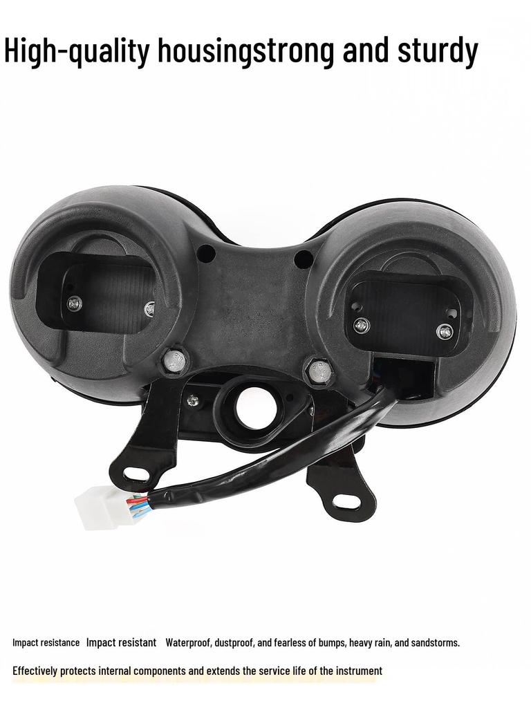 Universal Electric Tricycle Dashboard: 48V-72V Battery Gauge & Speedometer Instrument Assembly