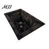 Bedroom Decorative Mat 3D Visual Halloween Rug, Non-Slip Creepy Bathroom Dust Proof Entrance Washable Spooky Floor for Kitchen Home Decor