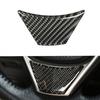 Carbon Fiber Steering Wheel Panel Frame Trim Cover For Toyota Corolla 2014-2018