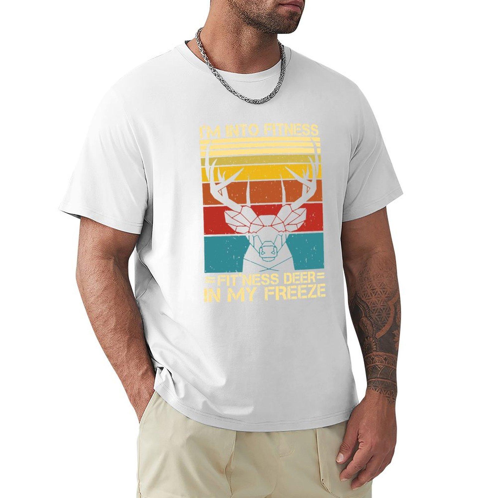 Im Into Fitness Fitness Deer In My Freezer Funny Hunting Tshirt Running Perforunisexce Short Sleeve Tee S