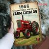 Antique Farm Tractor Metal Tin Sign 1966 Rustic Wall Art Man Cave Garage Bar Decor