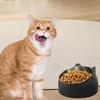 Raised Cat Bowl Anti Slip for Food Water Sleek Gift Pet Lover Sturdy Multiuse Stainless