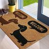 Dackel Teppich mit süßem Haustier Dackel Weiche und rutschfeste Indoor Matte Geeignet für Schlafzimmer Wohnzimmer Küche Themen Teppich