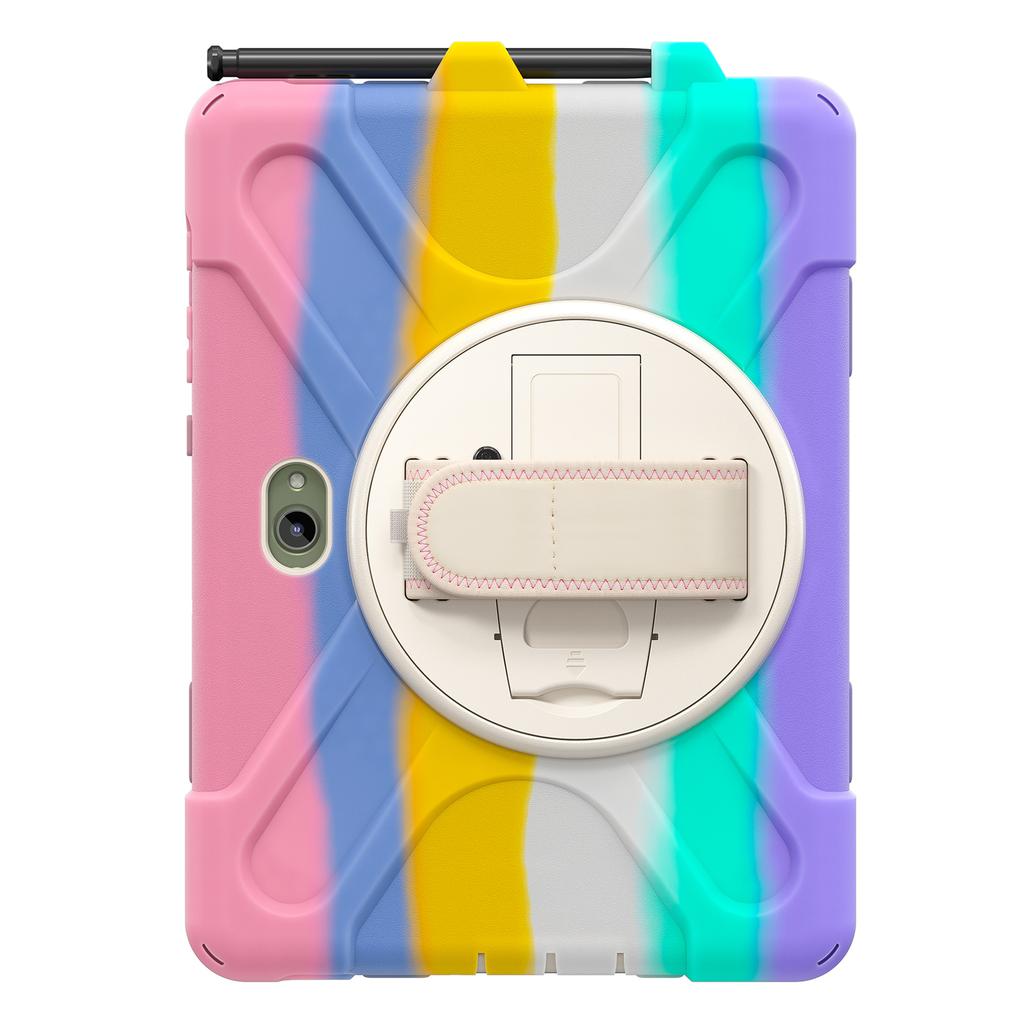 For Samsung Galaxy Tab Active5 Pro X350/X356B/Active Pro T540/T545/T547/Active4 Pro T630/T636 Case Kickstand PC+Silicone Tablet Cover