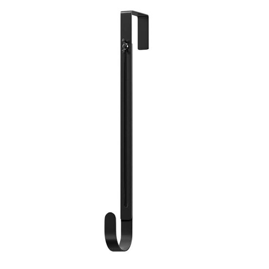 Adjustable Metal Wreath Hanger Ultra-Thin Over-The-Door Hook Christmas Halloween Fall Party Decoration