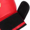 1 Pair Kids Children PU Kick Boxing Gloves Karate Muay Thai Guantes Sanda Training Equipmentred for children