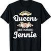 Queens Are Named JENNIE Gift Personalized Funny Christmas T-Shirt