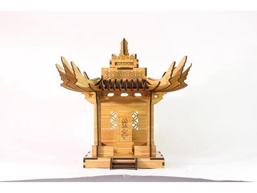 Seaview Villa Orchid Pavilion 3D Jigsaw Puzzle Cabin Model Educational Toy