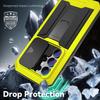Heavy Duty Metal Cover for Samsung S26 S25 Edge S24 Ultra S23 S22 Plus S21 with Glass Screen Alloy Kickstand Shockproof Case