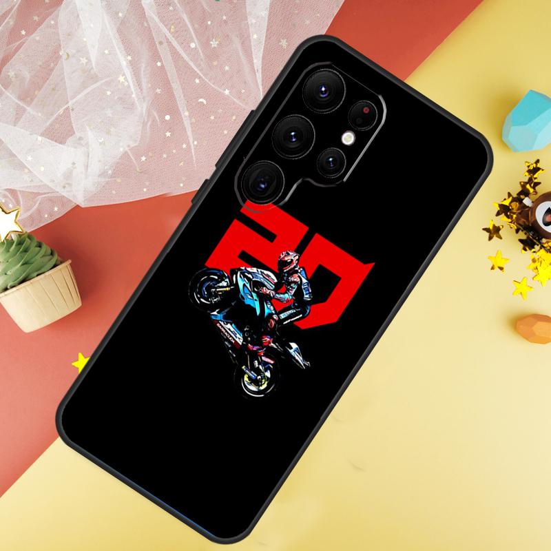 Moto Fabio Quartararo Funda For Samsung Galaxy S24 Ultra S23 S22 Plus S21 S20 FE S8 S9 S10 Note 10 20 Ultra Case