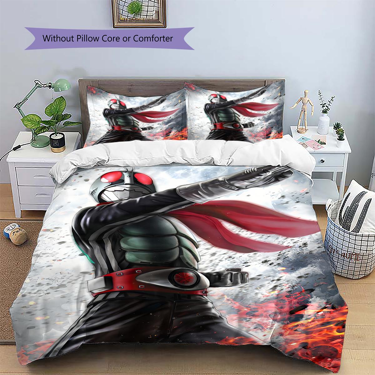 

Retro Poster Art Bedding Set, Vintage Hero Design Bedroom Decor, Unique Collection Home Gift.chl 135x200cm