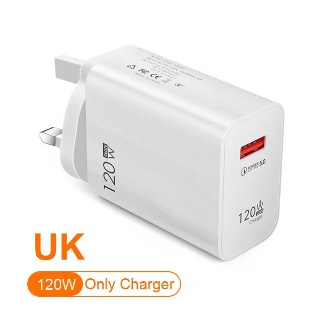 USB-Ladegerät Schnellladung USB Typ C Kabel für iPhone Samsung Xiaomi Quick Charge USB Handy-Ladegerät Adapter