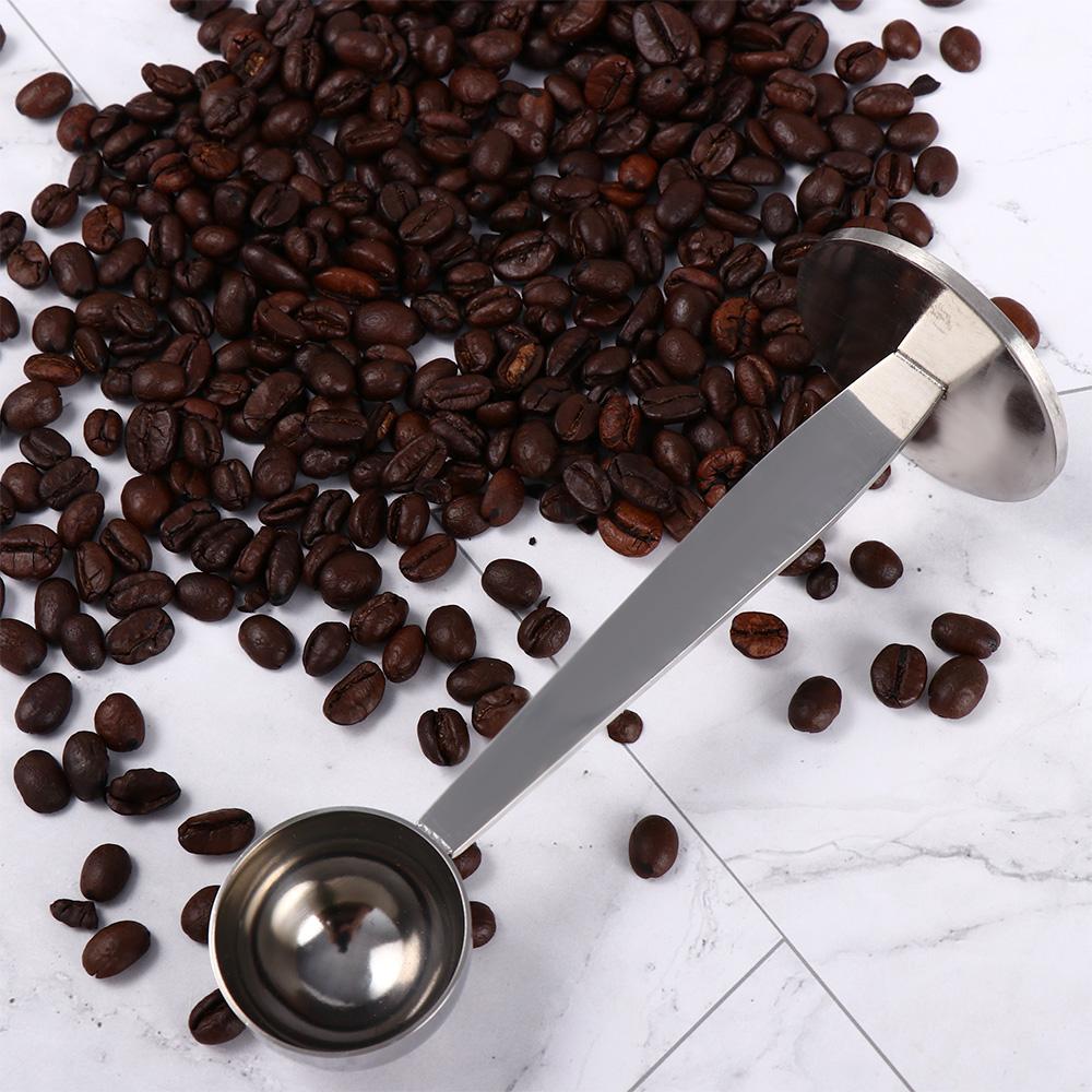 Manual Multi-Function Measuring Dual-Purpose 2 In 1 Powder Press Coffee Spoon Coffee Tool Tamper