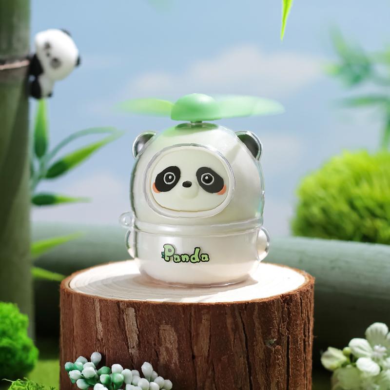 Summer Panda Portable Neck Hanging Neck Fan Sports Fan with Rechargeable Mini USB Outdoor Cooling Small Fan
