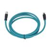Kabel Ethernet przemysłowy M12 8Pin X Code Złącze proste do RJ45 męski Adapter Kabel CAT6A 2 metry