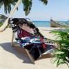 GiYu 2D Flat Print Beach Towel, Large Soft Quick Dry Towel for Beach Camping Swimming.NSTJ0928065