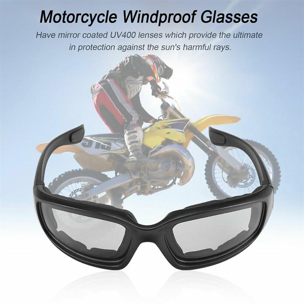 Windproof Cycling Sunglasses Motorcycle UV400 Goggles Men Motor Sun Glasses Eye Protection Riding Eyewear Moto Outdoor Shades