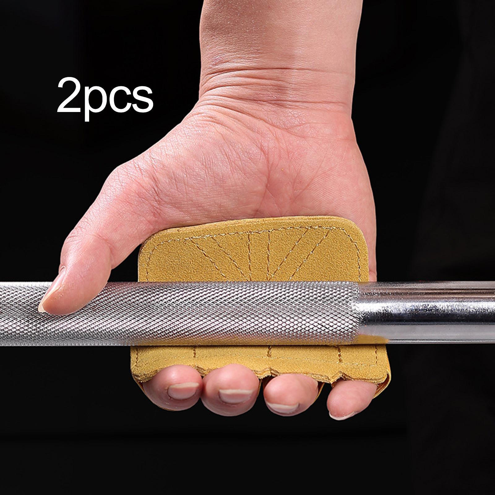 

Weight Lifting Grip Pads Palm Guards for Bodybuilding Powerlifting Dumbbell жовтий