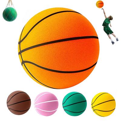 Leiser Indoor-Basketball Stummer Schaumstoff-Trainingsball Rutschfest Rebound-Kontrolle Basketball für Heimtraining